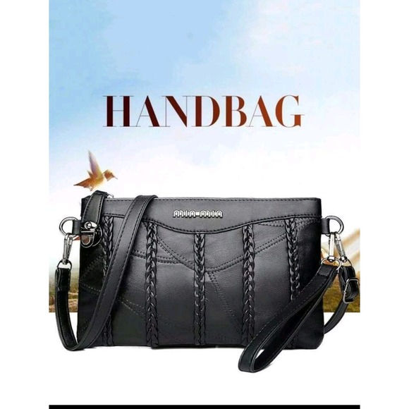 Crossbody Bag Braided Accent Shoulder Bag Designer Style Everyday Purse‎ - Picture 1 of 4